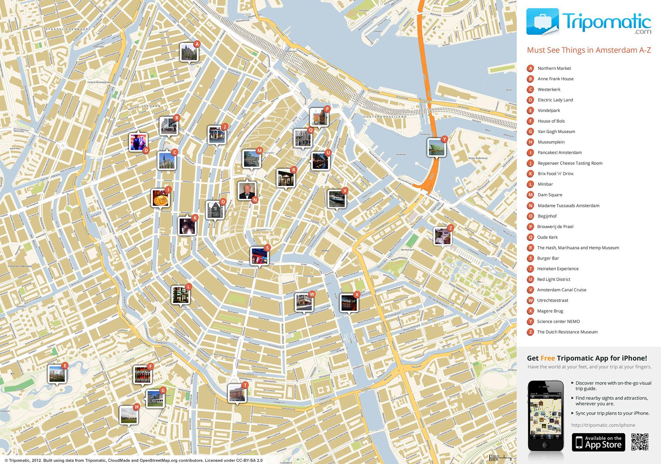 amsterdam nähtävyydet kartta Amsterdam nähtävyydet kartta   Amsterdamin tärkeimmät nähtävyydet 